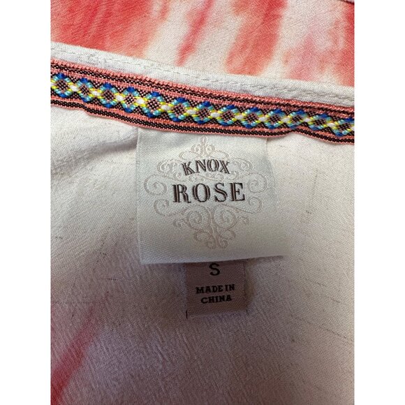 Knox Rose Midi Dress Small Tie Dye Boho Beach Resort Cover Up Cottage Summer - Picture 8 of 10